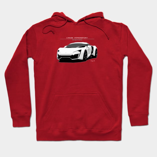 Lykan Hypersport - Fast. Furious. Hoodie by theQ